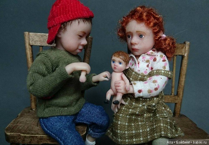 Минимир от Ирина Мартин — Авторские миниатюрные куклы: лепка (фото 8)