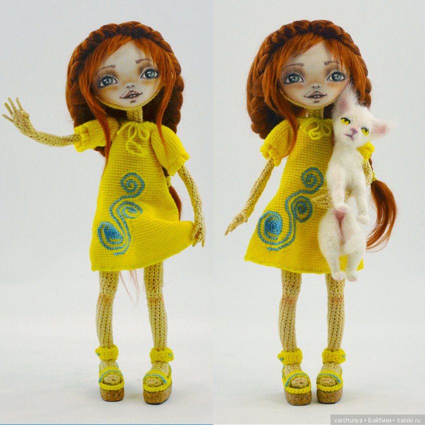 Лето заканчивается — Авторские вязаные куклы: интерьерные