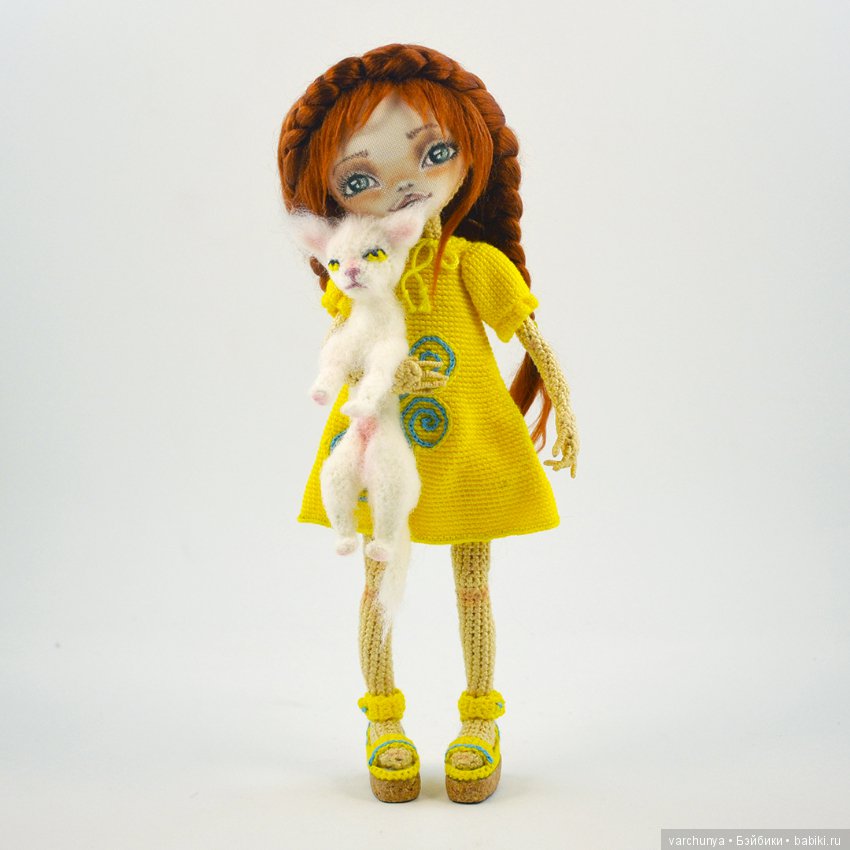 Лето заканчивается — Авторские вязаные куклы: интерьерные (фото 10)