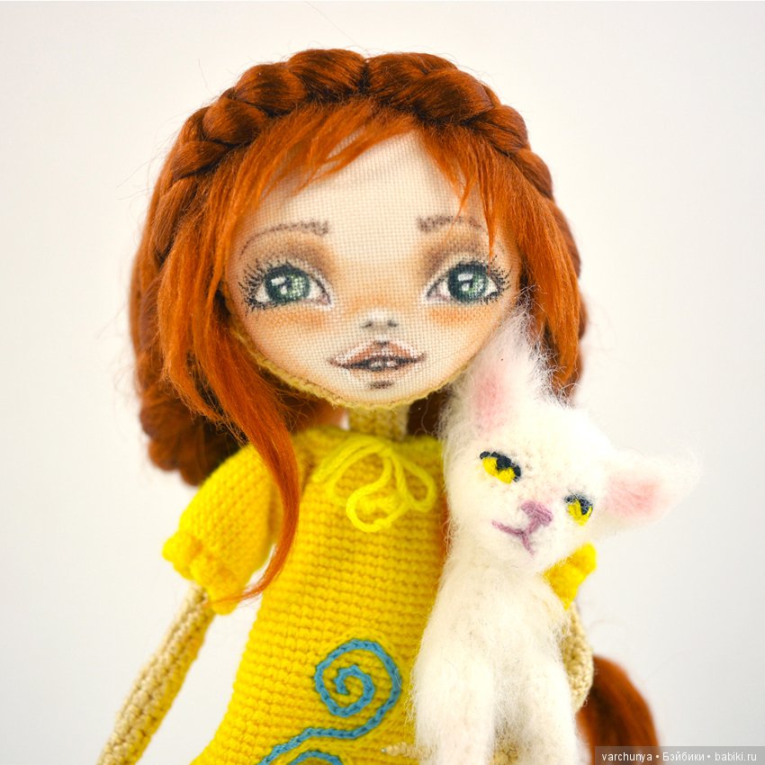 Лето заканчивается — Авторские вязаные куклы: интерьерные