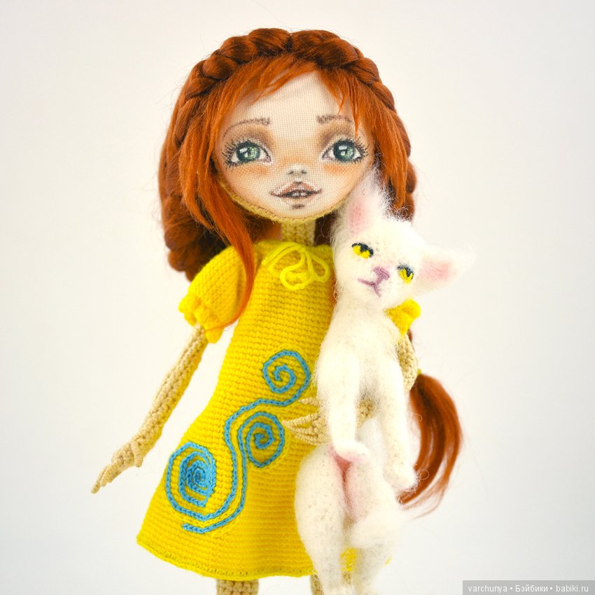 Лето заканчивается — Авторские вязаные куклы: интерьерные