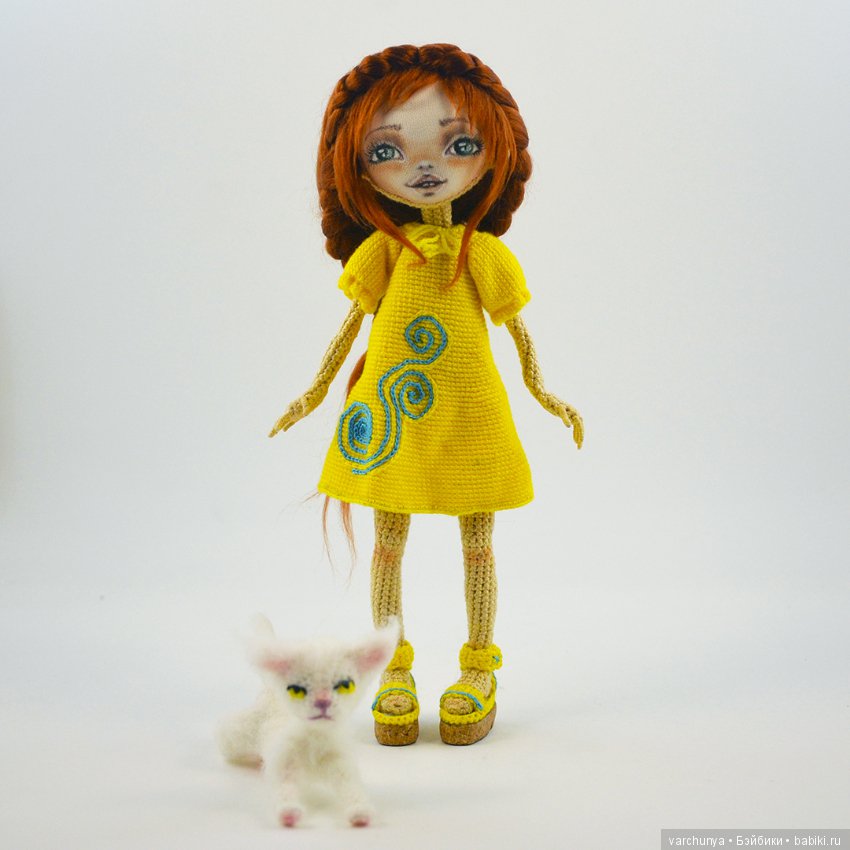 Лето заканчивается — Авторские вязаные куклы: интерьерные