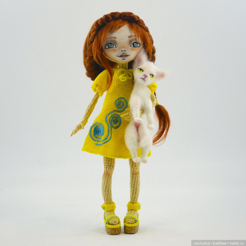 Лето заканчивается — Авторские вязаные куклы: интерьерные