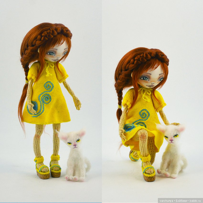 Лето заканчивается — Авторские вязаные куклы: интерьерные