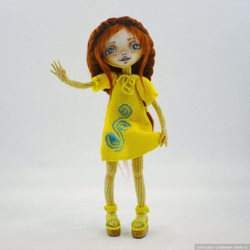Лето заканчивается — Авторские вязаные куклы: интерьерные (фото 9)