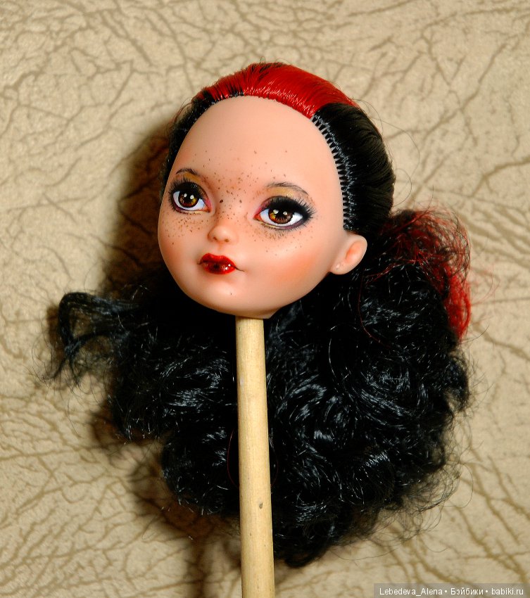 ООАК головушек, 2 штуки — ООАК и репейнт игровых кукол: Bratz (фото 8)