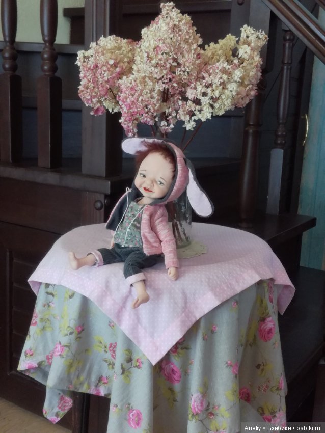 Хвалюсь своей Зайкой — Лепка авторских кукол: полимерная глина (фото 2)