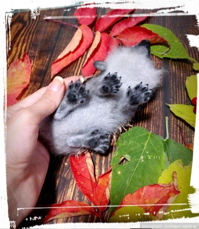 Валяные игрушки из шерсти: сухое валяние