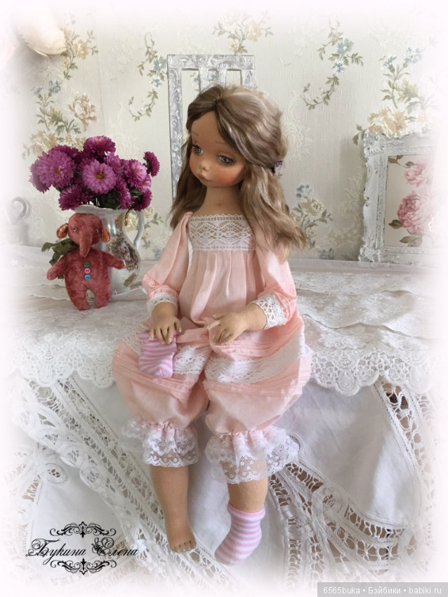 Коллекционная, текстильная кукла (фото 7)