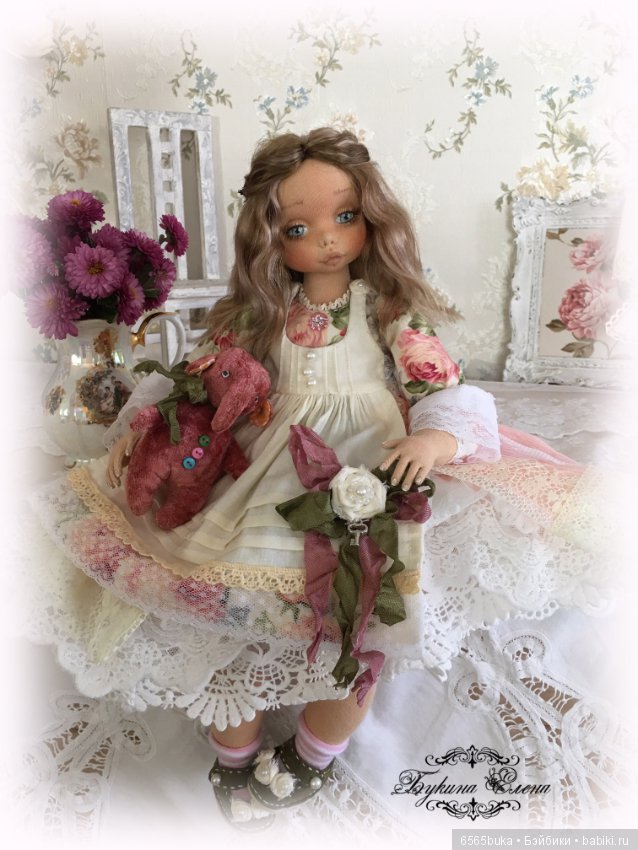 Коллекционная, текстильная кукла (фото 2)