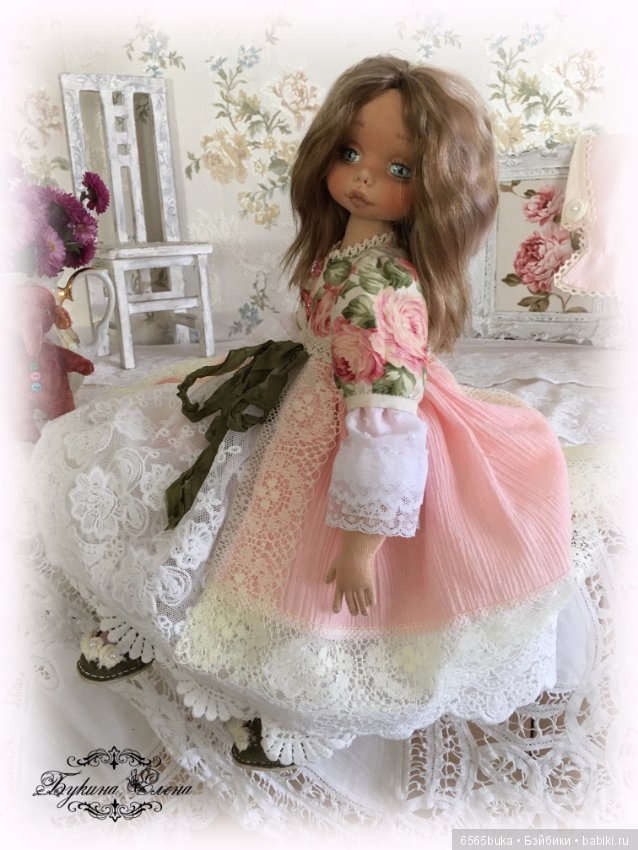 Коллекционная, текстильная кукла (фото 4)