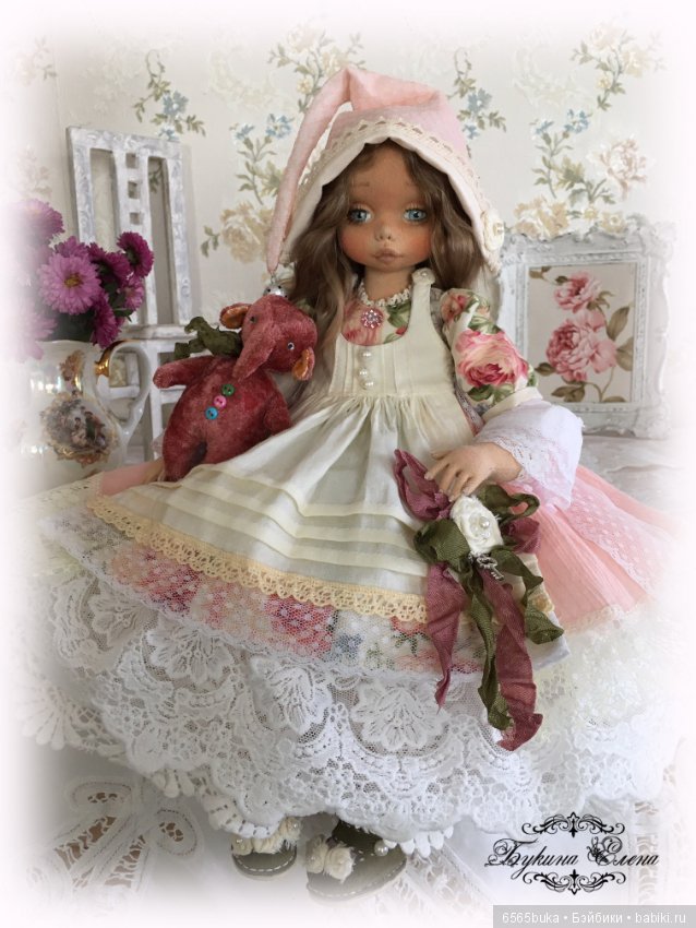 Коллекционная, текстильная кукла