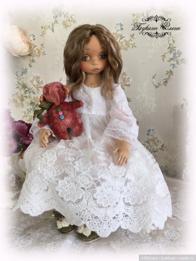 Коллекционная, текстильная кукла (фото 5)