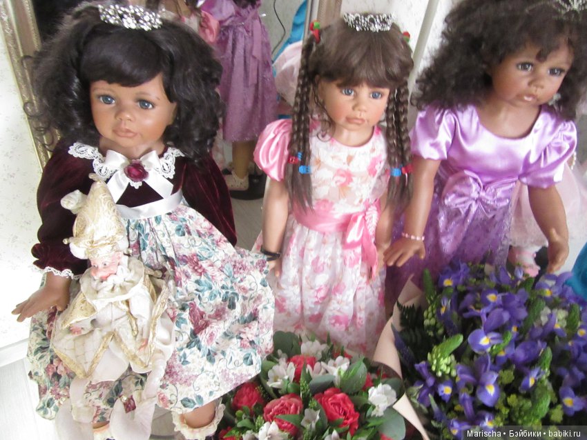 Цветы и куклы — Домашние коллекции кукол: фото собраний (фото 7)