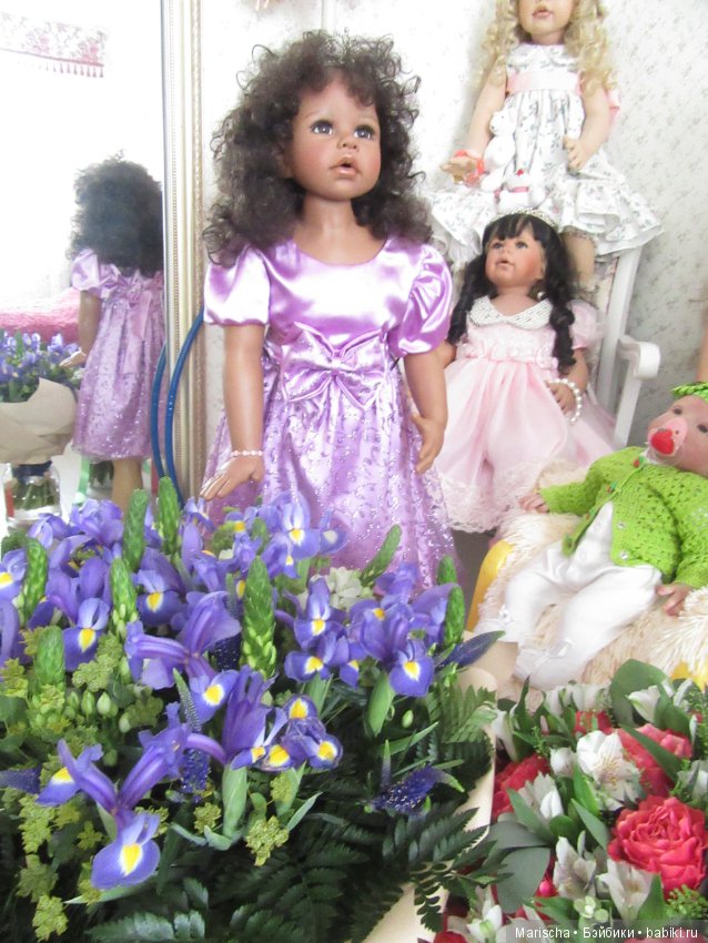 Цветы и куклы — Домашние коллекции кукол: фото собраний (фото 2)