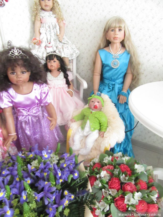 Цветы и куклы — Домашние коллекции кукол: фото собраний (фото 5)