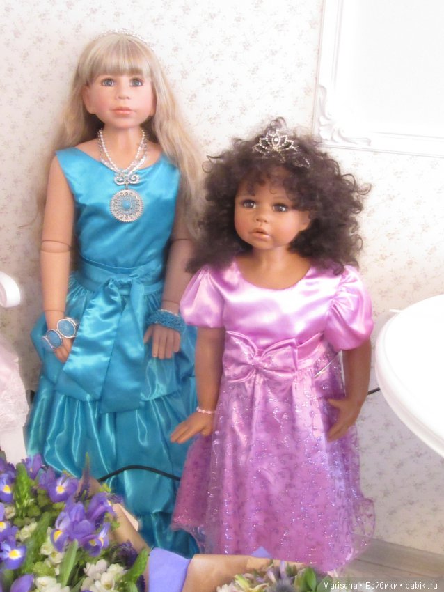 Цветы и куклы — Домашние коллекции кукол: фото собраний