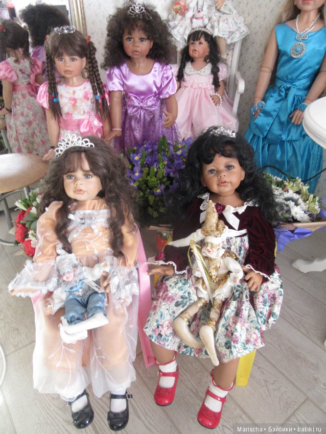 Цветы и куклы — Домашние коллекции кукол: фото собраний