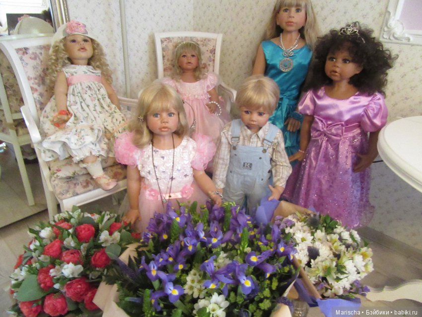 Цветы и куклы — Домашние коллекции кукол: фото собраний