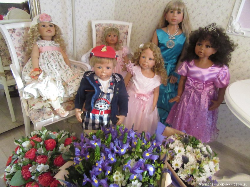Цветы и куклы — Домашние коллекции кукол: фото собраний