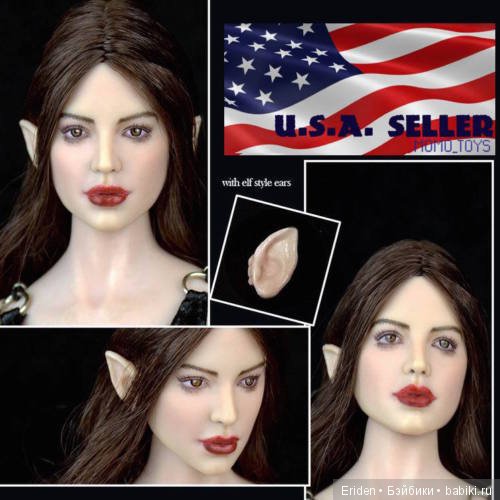 Новые эльфийские головы для Phicen 1/6. Сравнение промо и живых фото (фото 2)