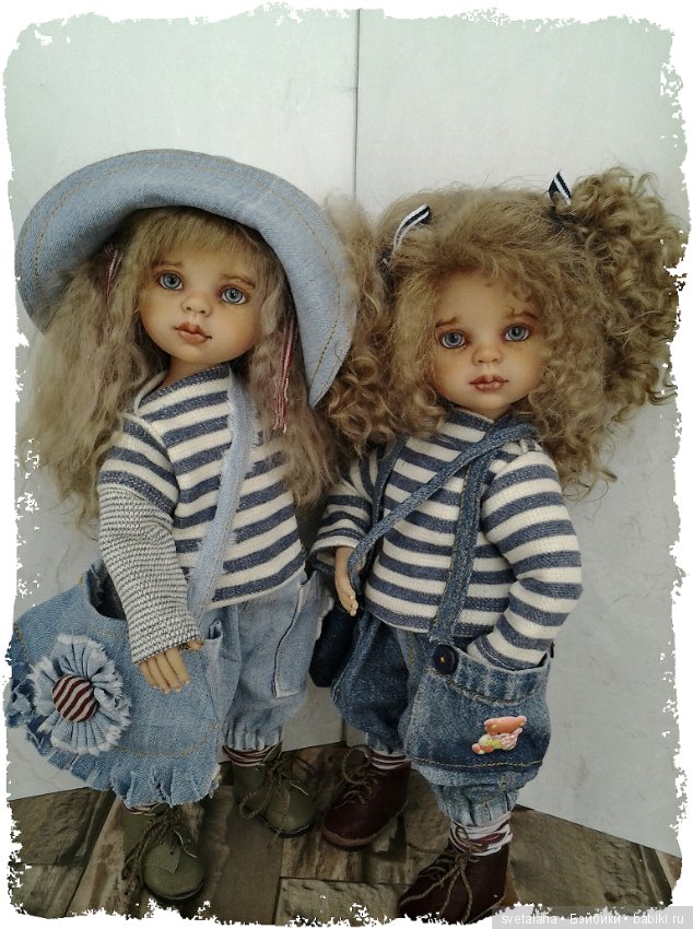 Сонечка и Бонечка.ООАК кукол от Паола Рейна