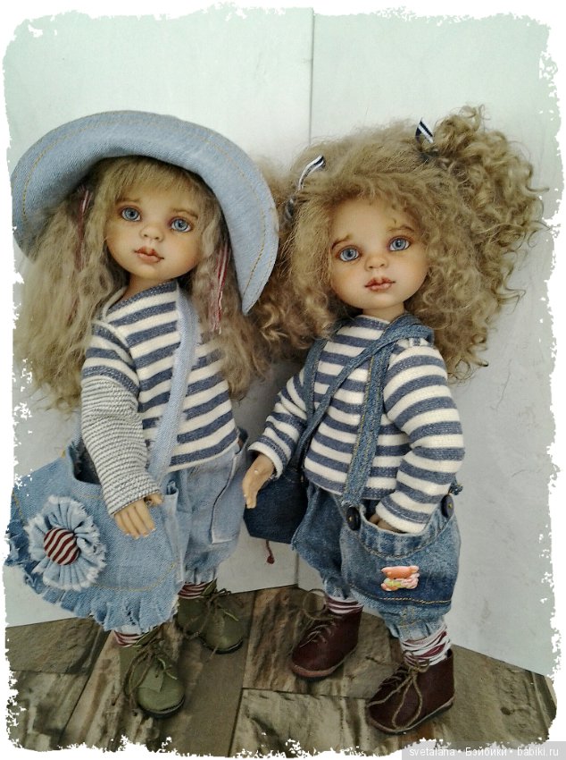 Сонечка и Бонечка.ООАК кукол от Паола Рейна