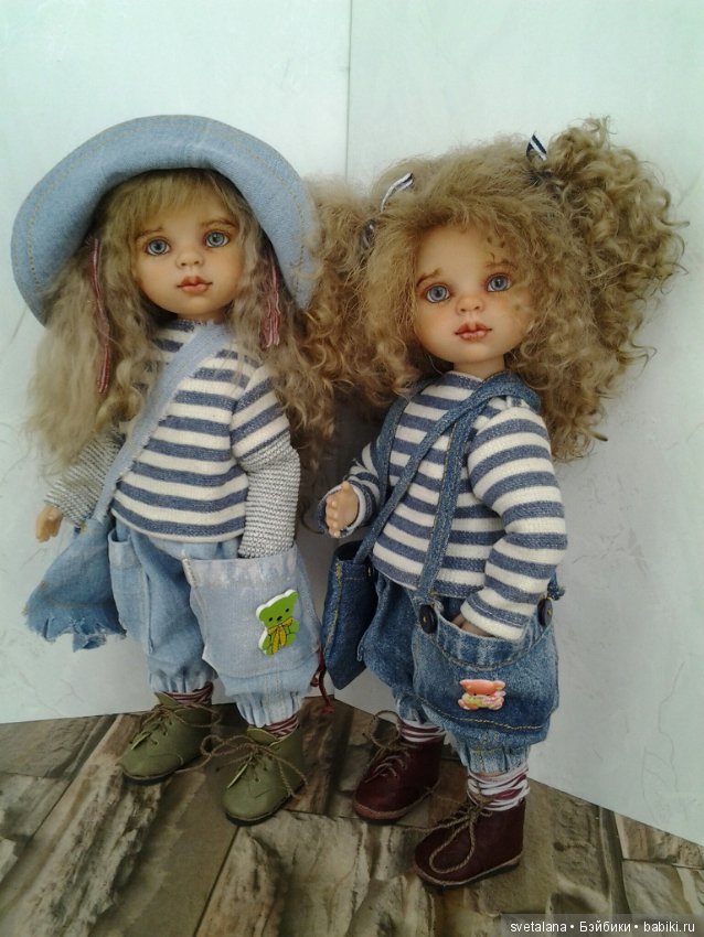 Сонечка и Бонечка.ООАК кукол от Паола Рейна