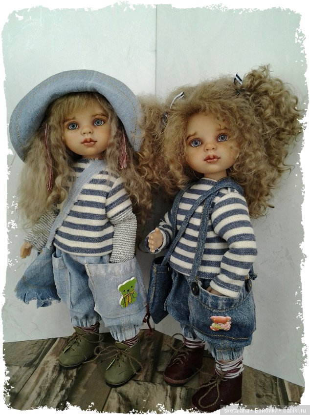 Сонечка и Бонечка.ООАК кукол от Паола Рейна