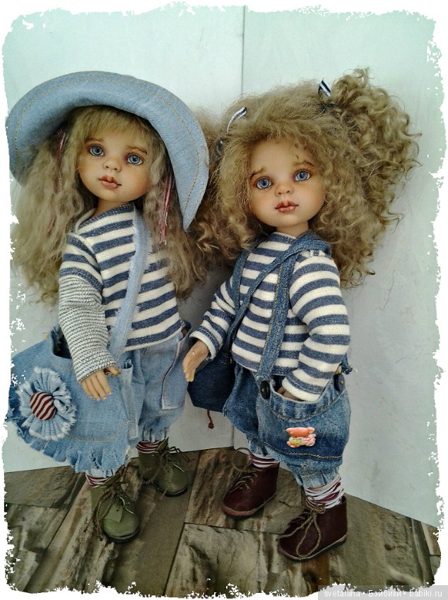 Сонечка и Бонечка.ООАК кукол от Паола Рейна