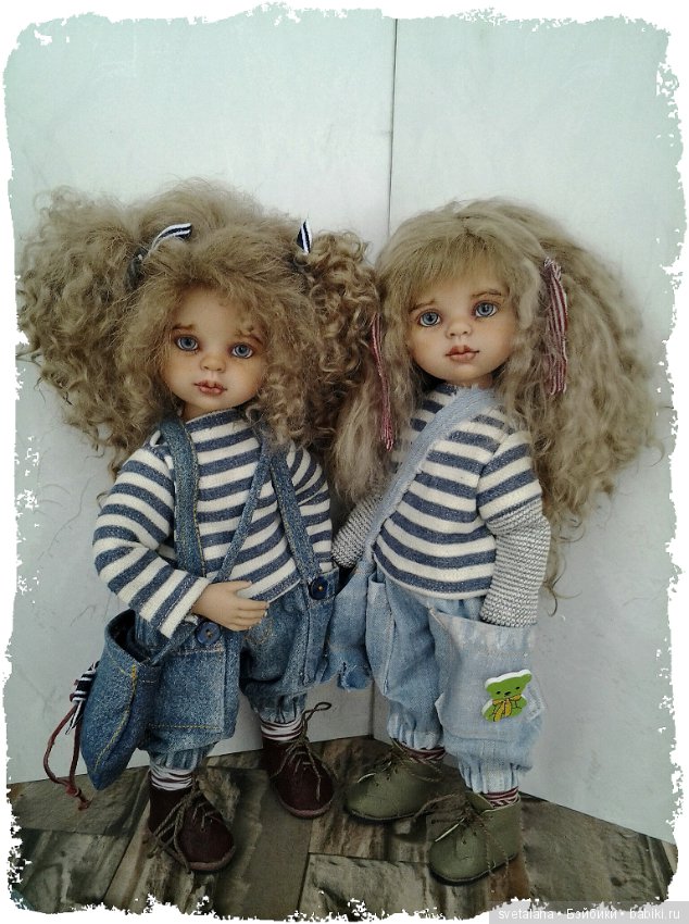 Сонечка и Бонечка.ООАК кукол от Паола Рейна