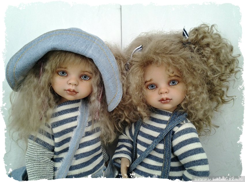 Сонечка и Бонечка.ООАК кукол от Паола Рейна