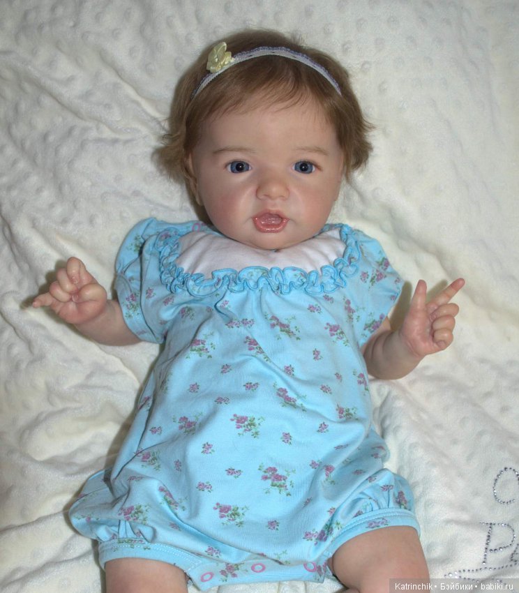 Реборн Gertie от Екатерины Усенко, скульптор Laura Lee (фото 8)