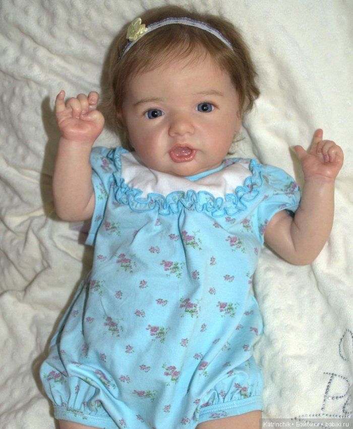 Реборн Gertie от Екатерины Усенко, скульптор Laura Lee (фото 10)