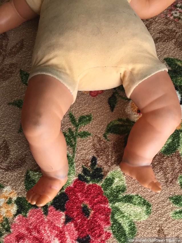 Реставрация пупса ГДР — Ремонт кукол СССР и ГДР (немок): чернота (фото 4)