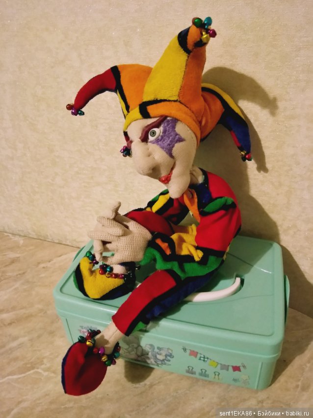 Арлекин, моя первая кукла