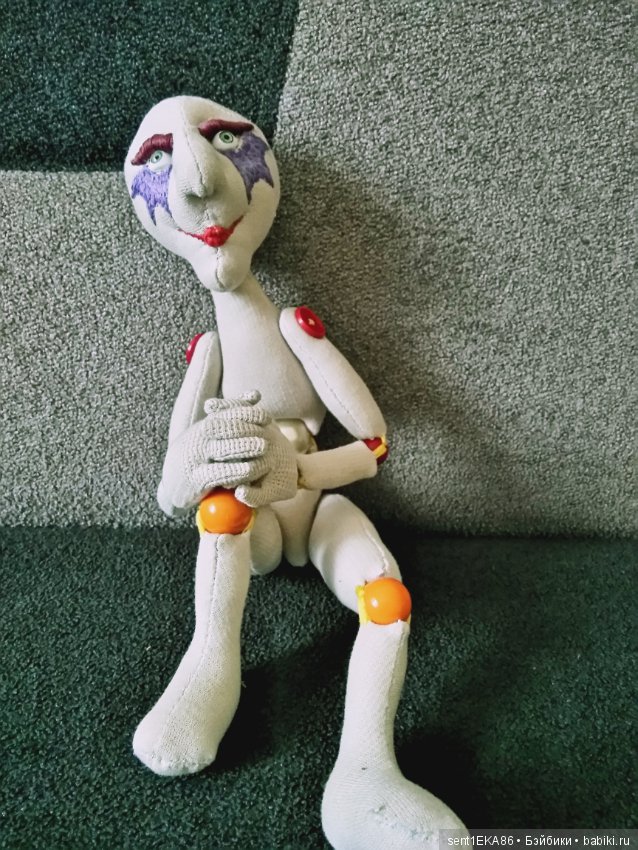 Арлекин, моя первая кукла