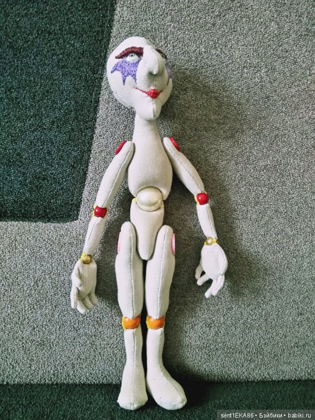 Арлекин, моя первая кукла