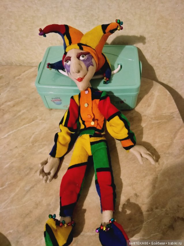 Арлекин, моя первая кукла