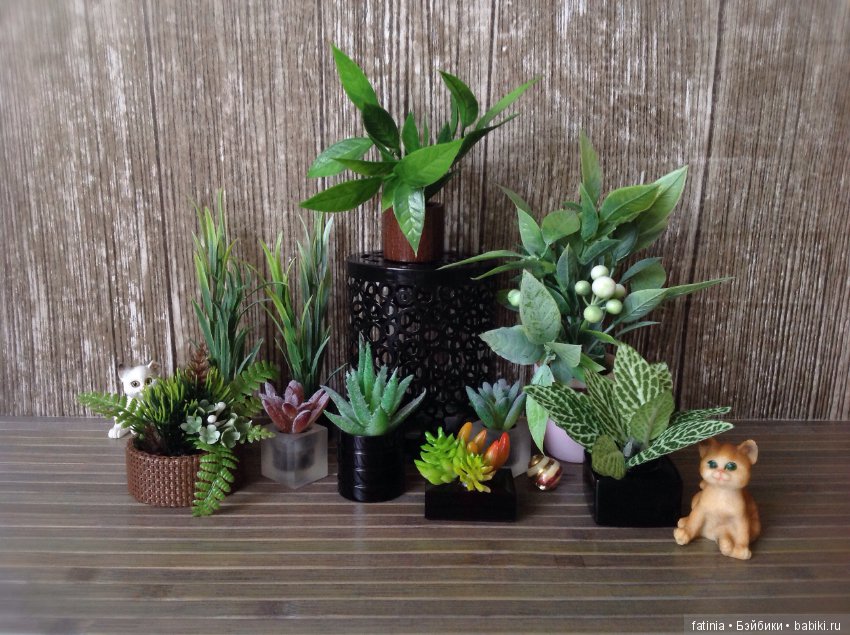 Много растений и немного Флёр среди них