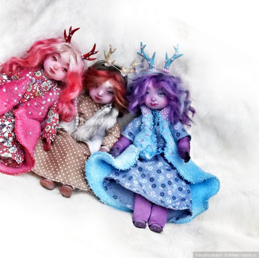 3 куколки тедди — Авторские куклы Тедди (фото 4)