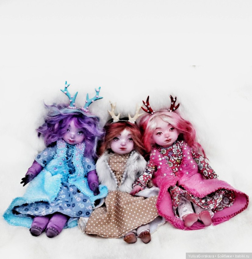 3 куколки тедди — Авторские куклы Тедди (фото 7)