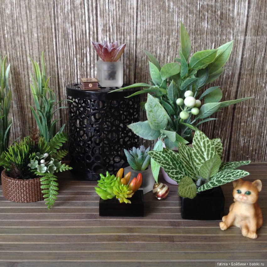 Много растений и немного Флёр среди них