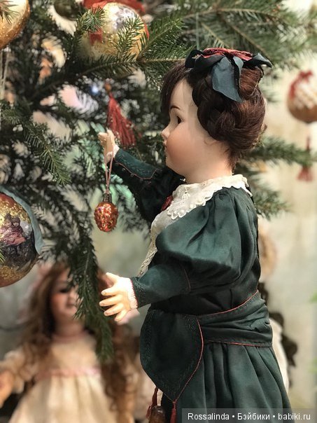 Как наряжалась Каролинка — Редкие антикварные куклы и реплики: воск