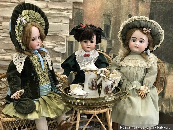 Как наряжалась Каролинка — Редкие антикварные куклы и реплики: воск