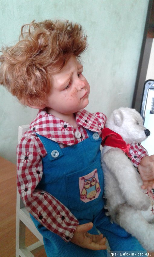 Ванечка — Лепка авторских кукол: полимерная глина (фото 4)