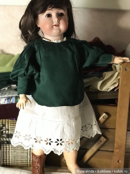 Как наряжалась Каролинка — Редкие антикварные куклы и реплики: воск