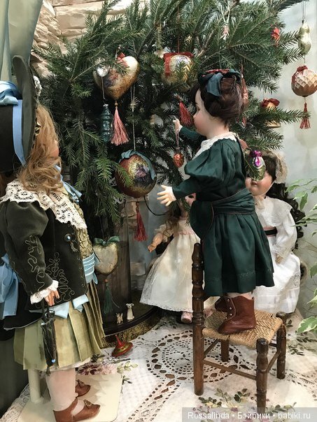 Как наряжалась Каролинка — Редкие антикварные куклы и реплики: воск