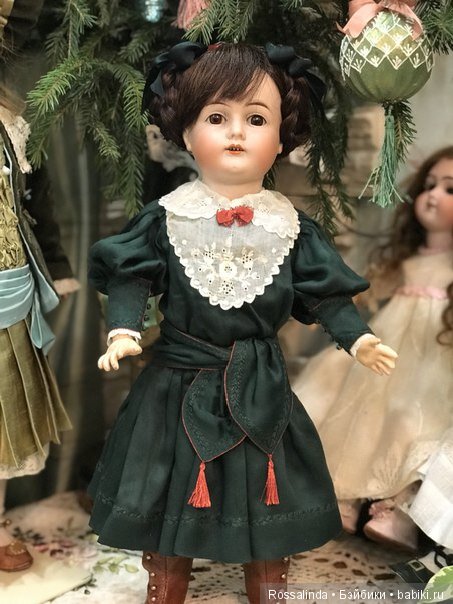 Как наряжалась Каролинка — Редкие антикварные куклы и реплики: воск