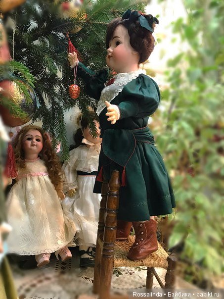 Как наряжалась Каролинка — Редкие антикварные куклы и реплики: воск